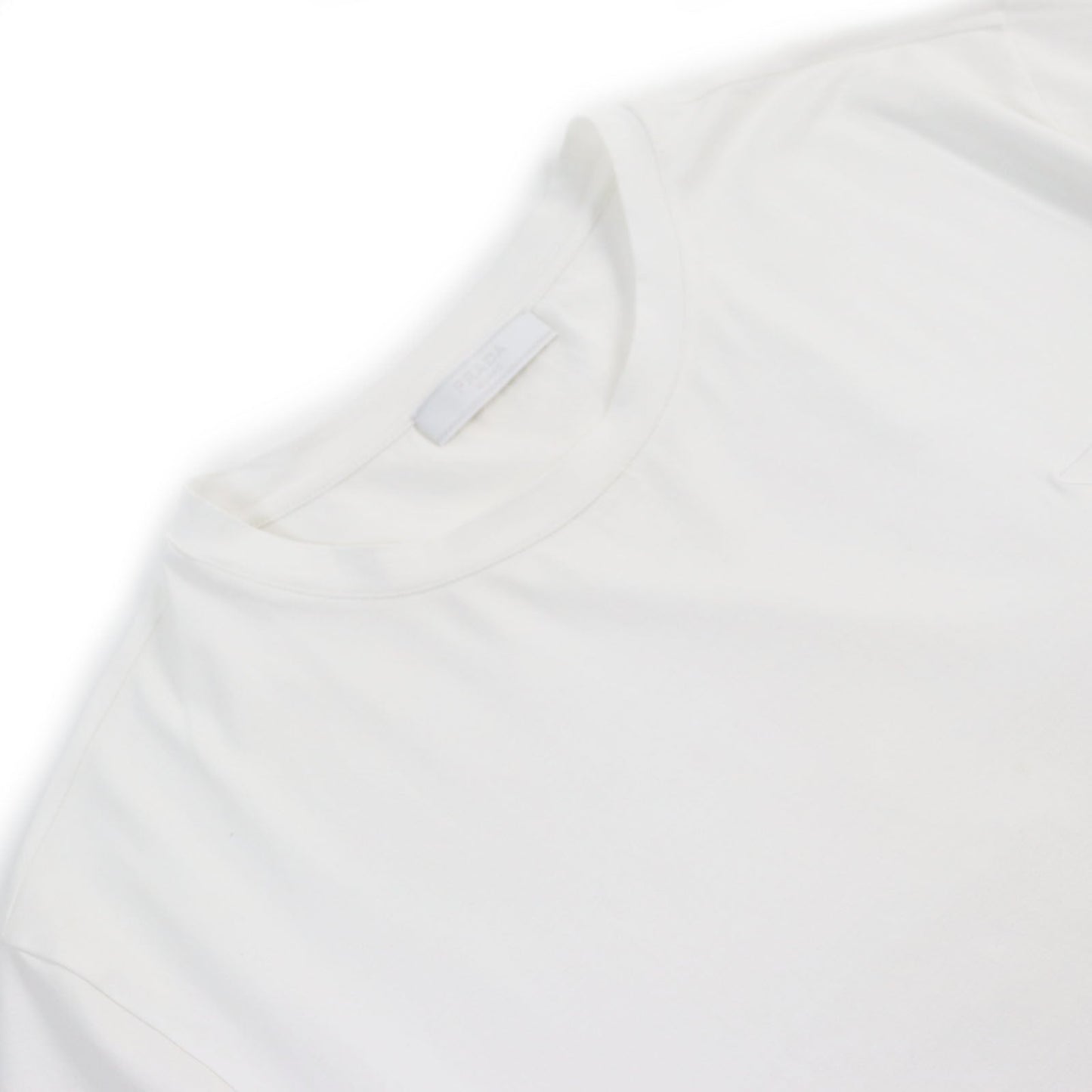 PRADA Short sleeve T-shirt UJN712 cotton white XL