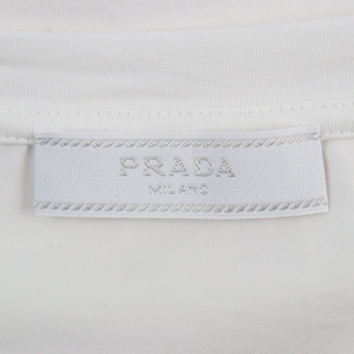 PRADA Short sleeve T-shirt UJN712 cotton white XL