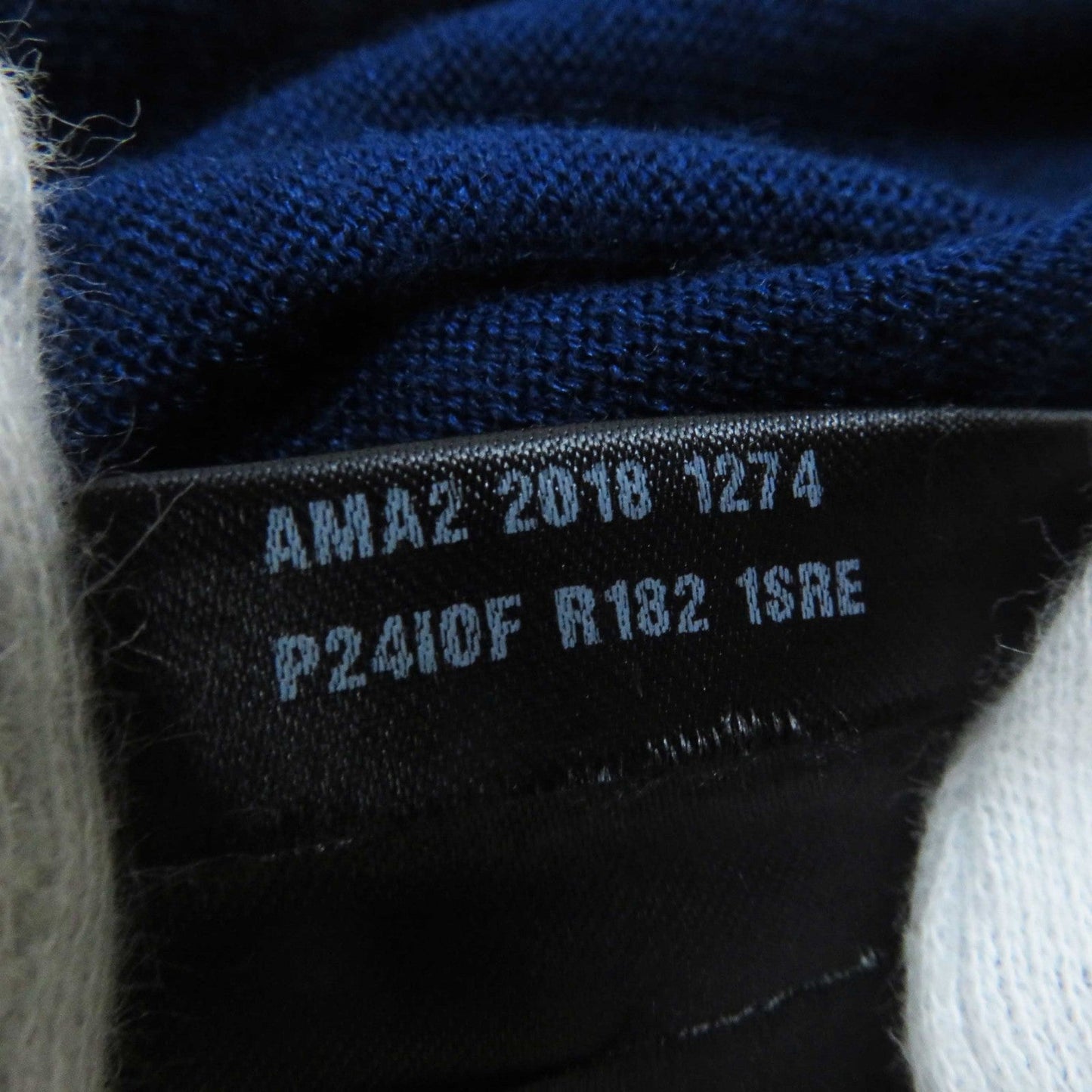 PRADA Short sleeve knit P24I0F wool blue 40