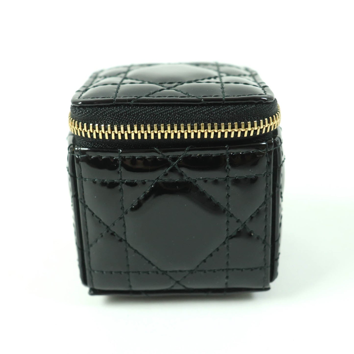 Christian Dior Pouch S0976OVRB Patent leather black LADY DIOR