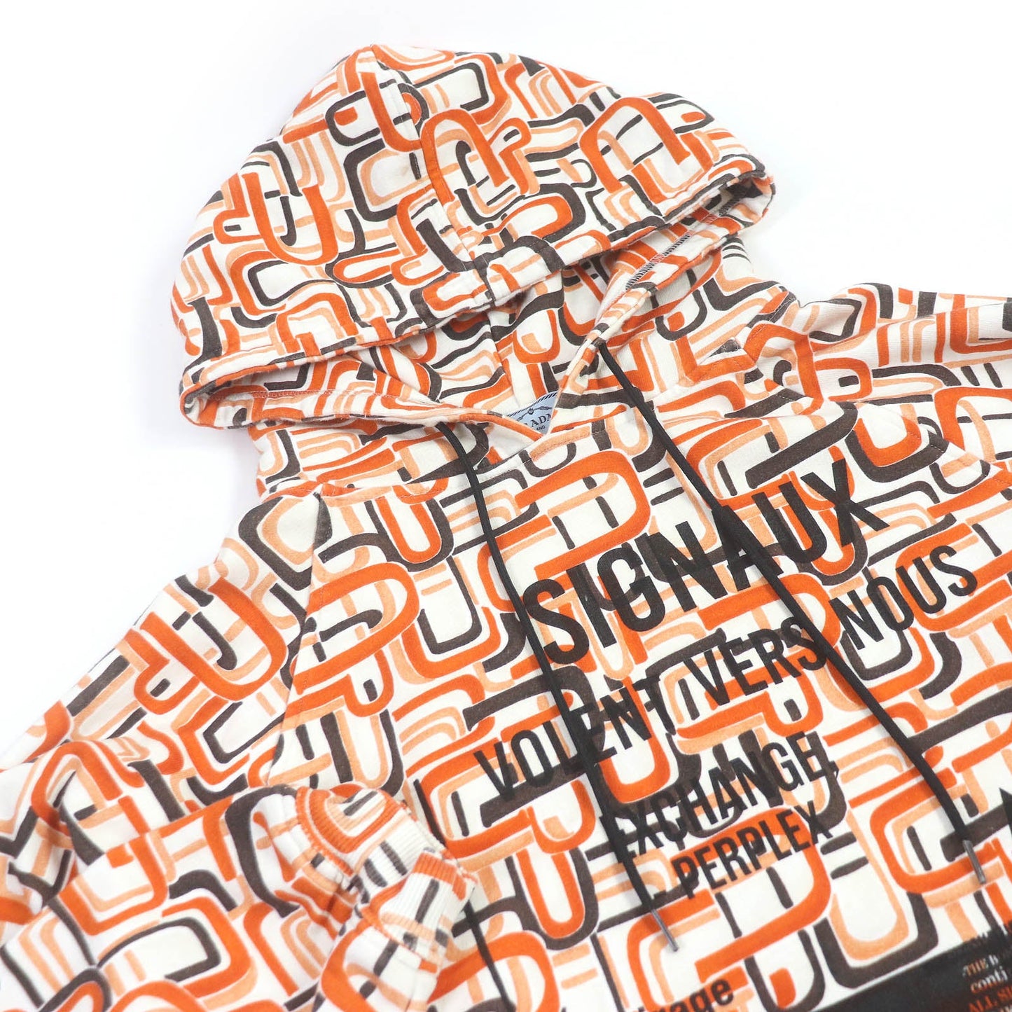 PRADA Hoodie 134628 cotton Orange M