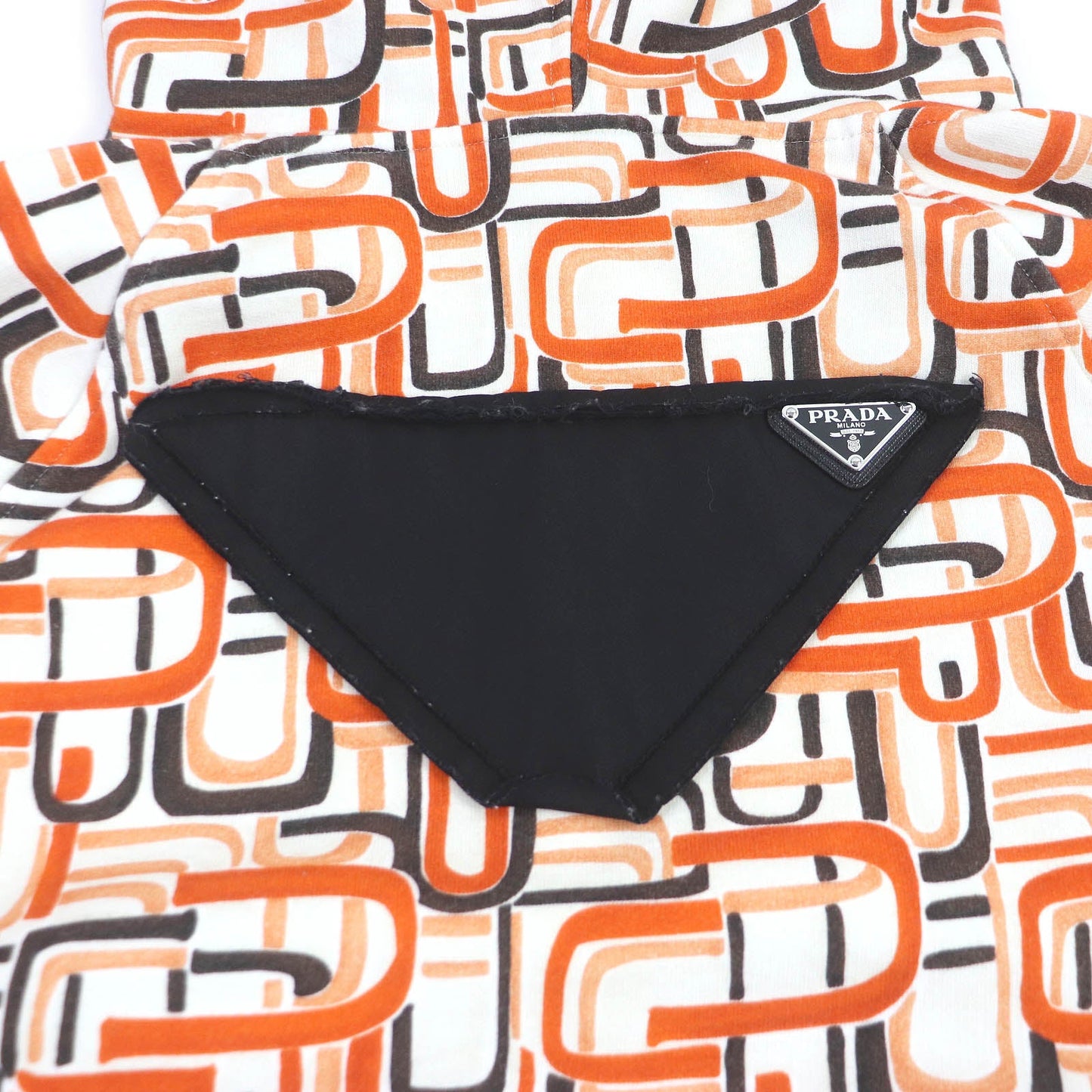 PRADA Hoodie 134628 cotton Orange M