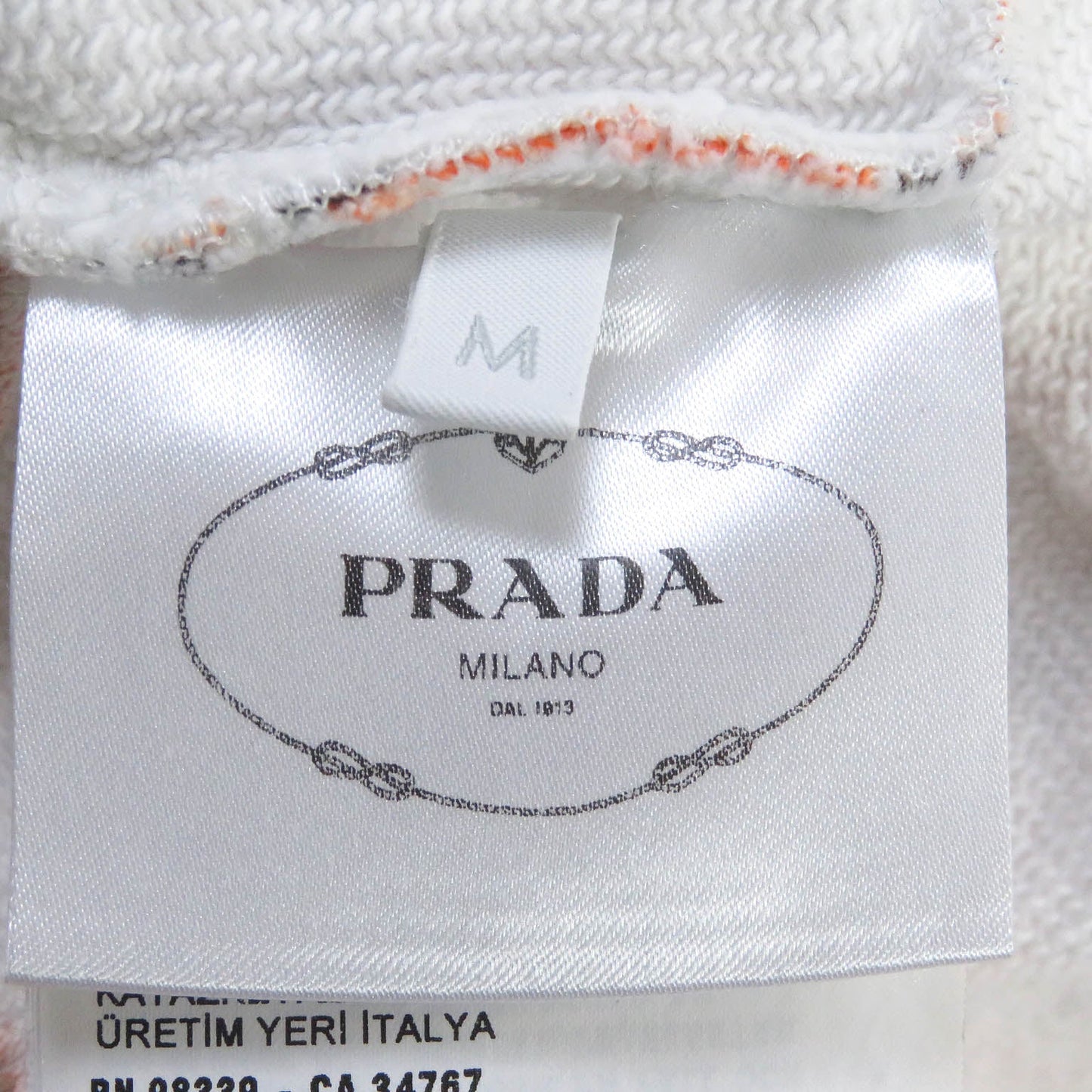 PRADA Hoodie 134628 cotton Orange M