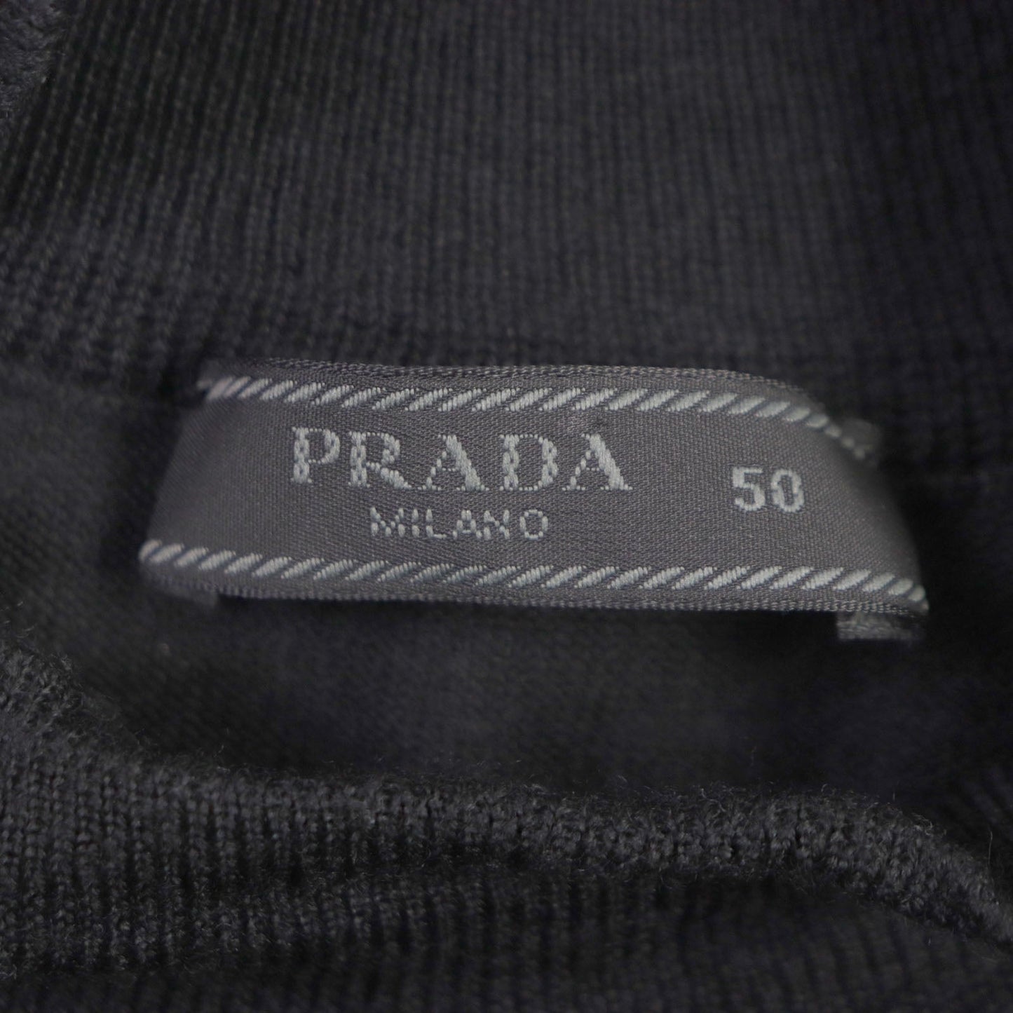 PRADA sweater DNA796 wool black 50