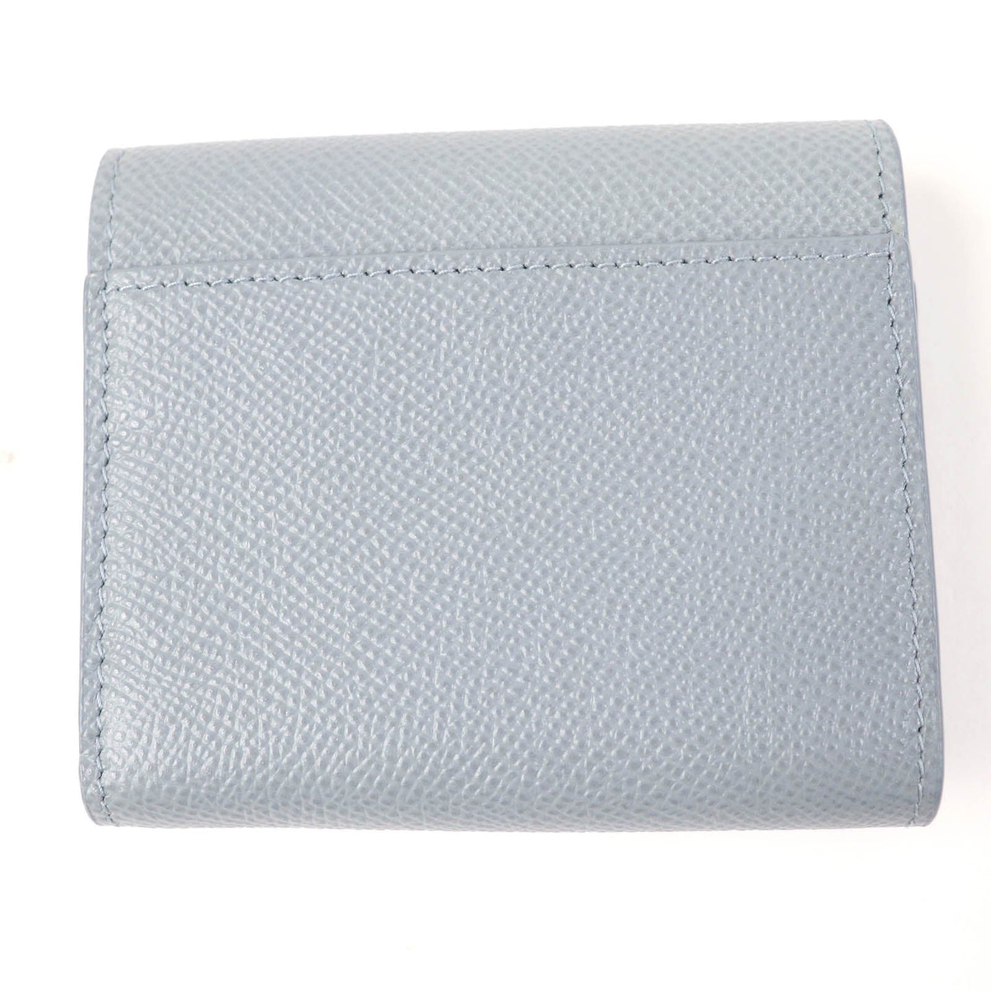 Christian Dior Tri-fold wallet Grain Calfskin Leather Cloud blue 30 Montagne Lotus Wallet