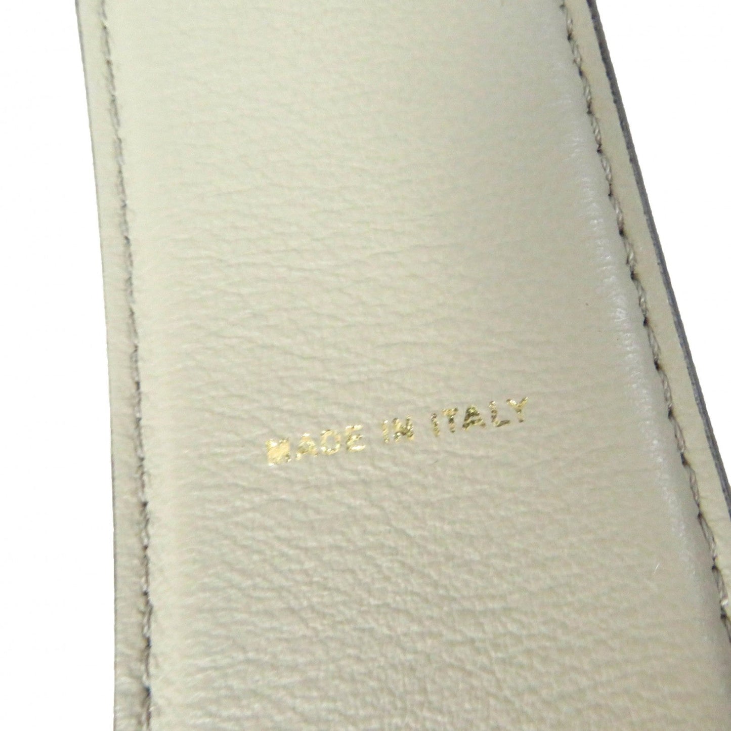 FENDI Shoulder strap leather beige