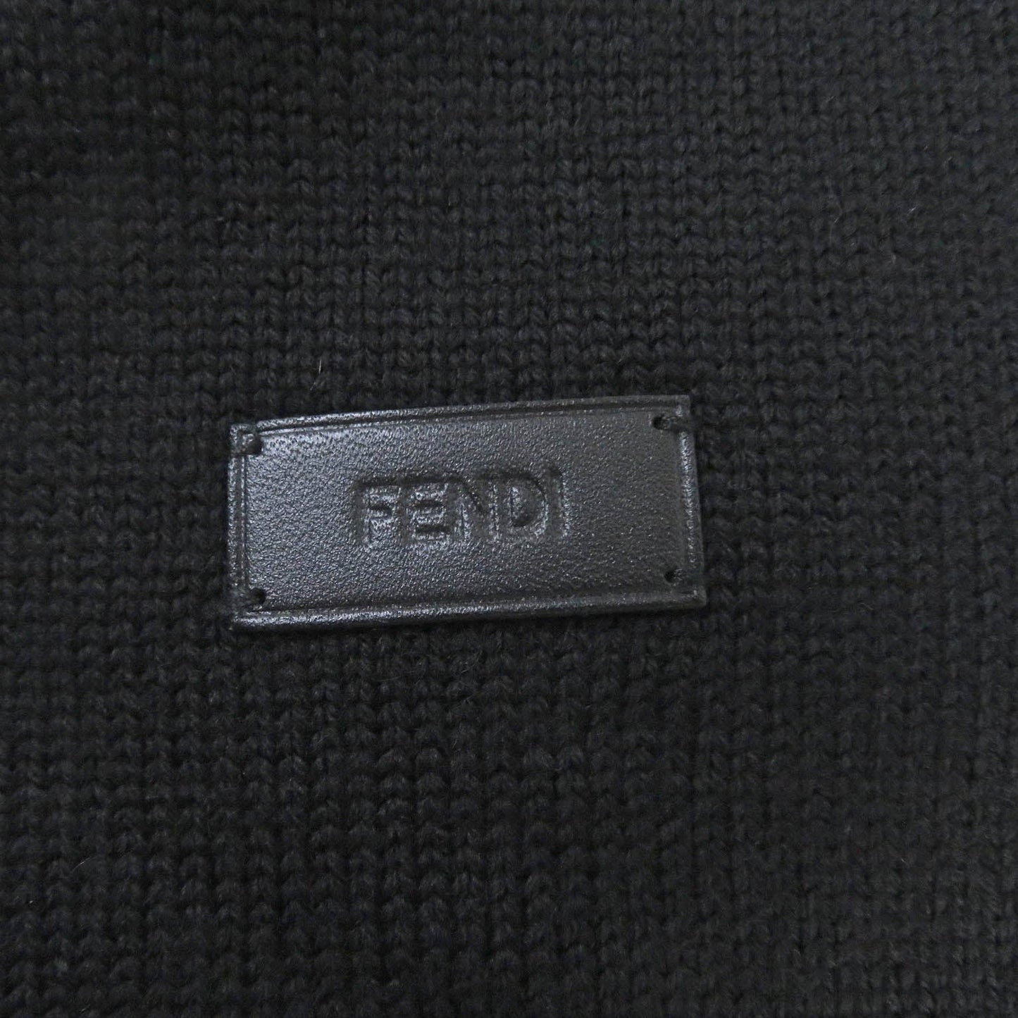 FENDI Scarf FXS124 wool black