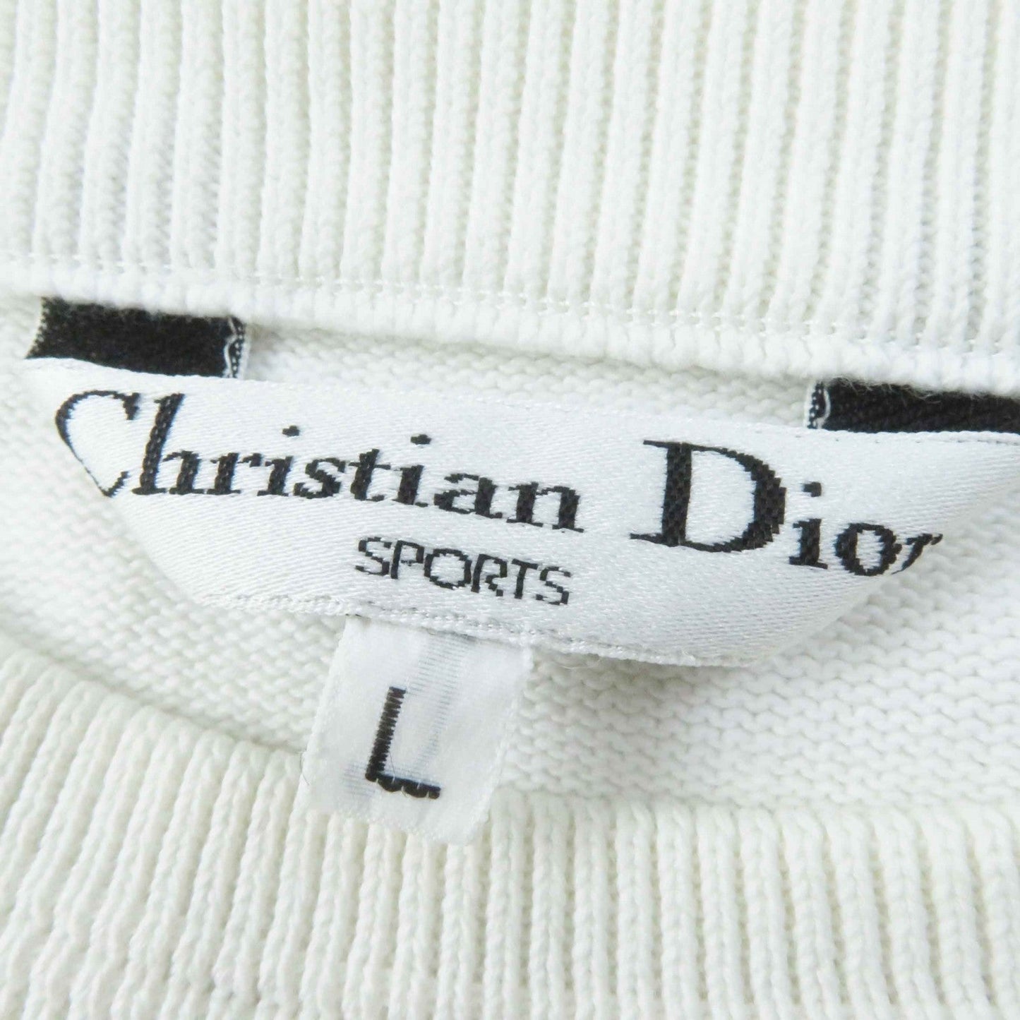 Christian Dior sweat 3U2L350 cotton white L