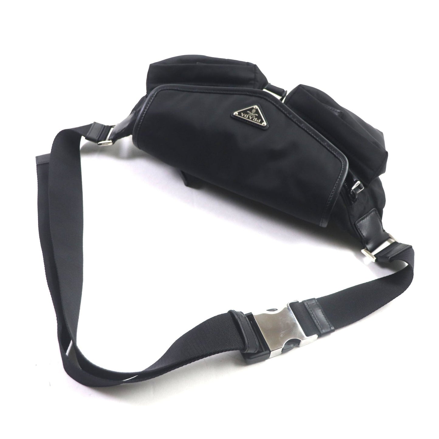 PRADA Shoulder Bag 2VH174 Nylon black