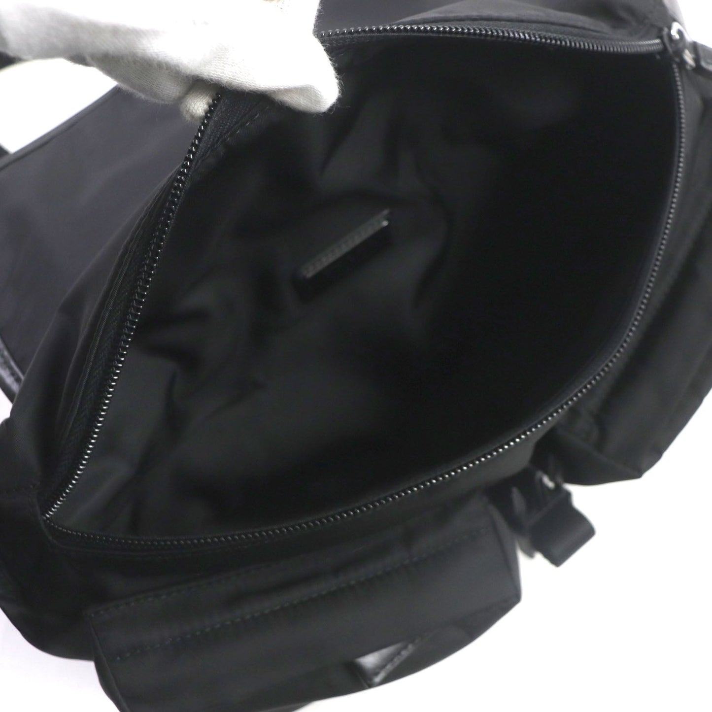 PRADA Shoulder Bag 2VH174 Nylon black