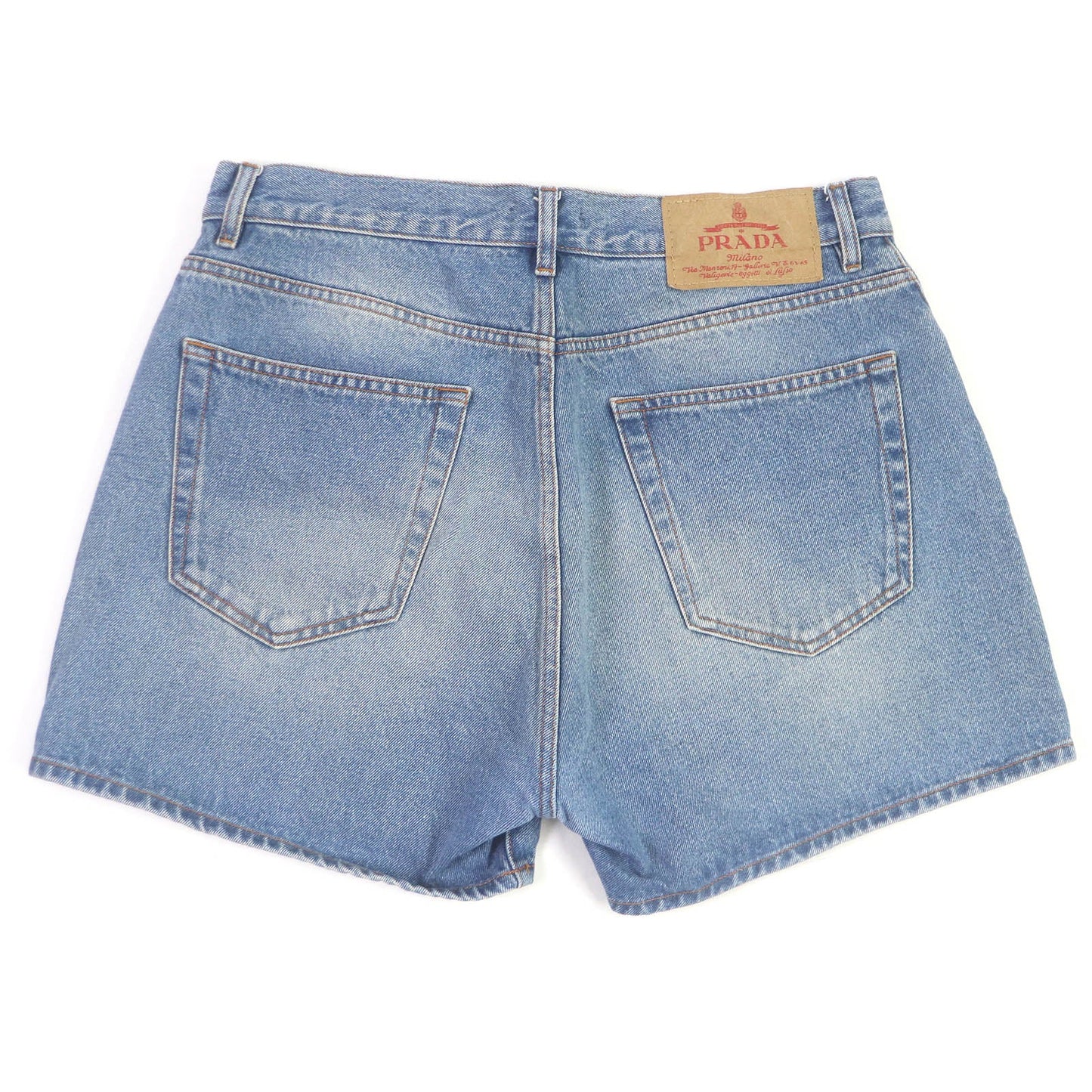 PRADA Shorts GEP350 cotton Indigo blue 33