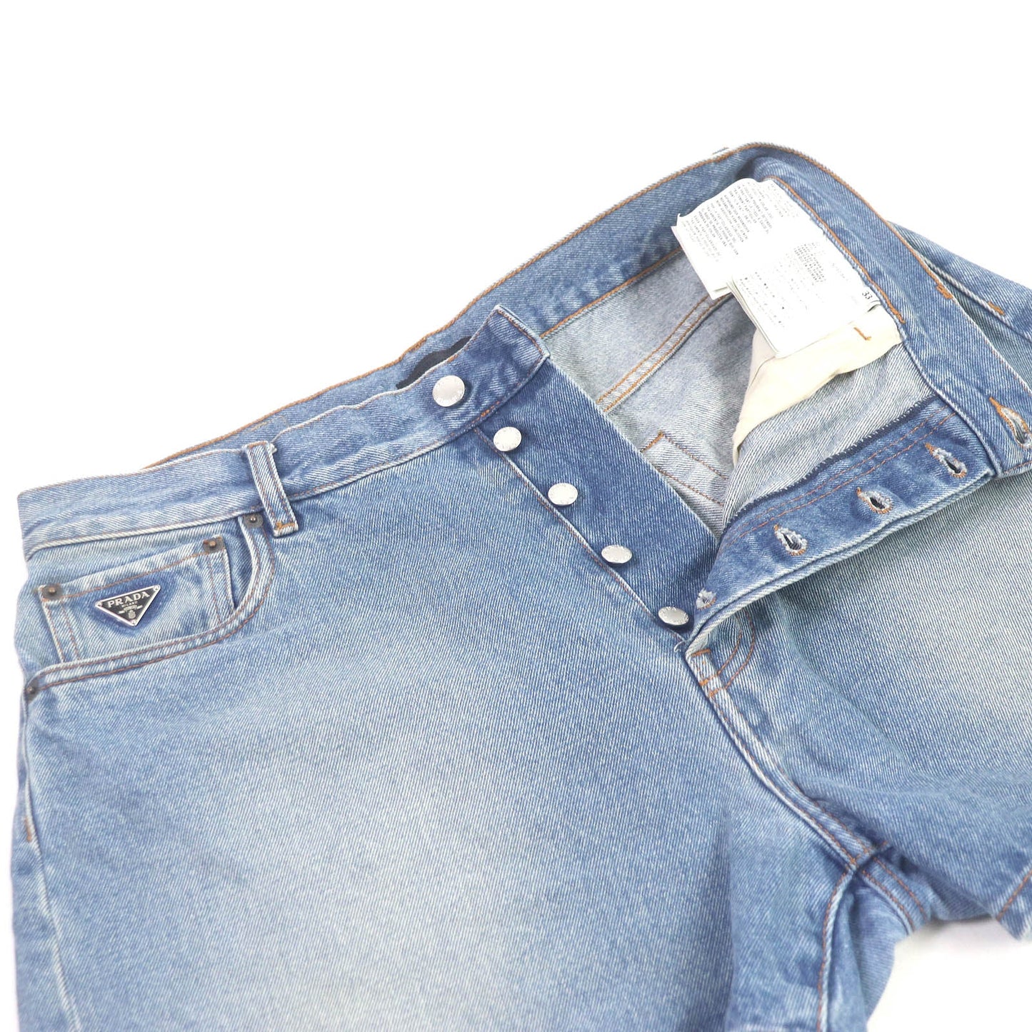 PRADA Shorts GEP350 cotton Indigo blue 33