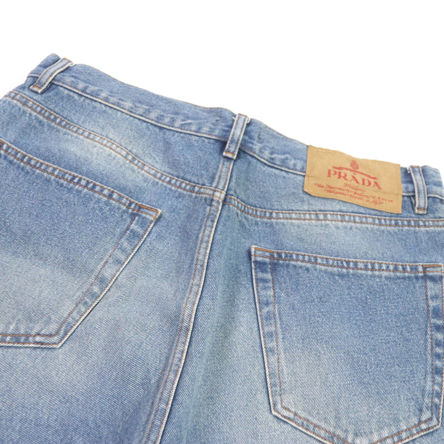 PRADA Shorts GEP350 cotton Indigo blue 33