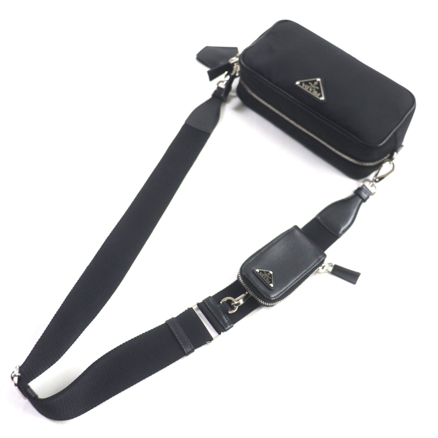 PRADA Shoulder Bag 1BH197 Nylon black