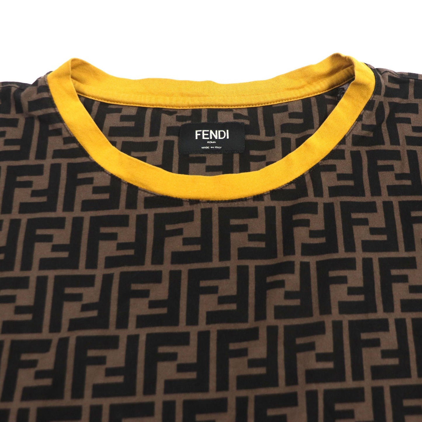 FENDI Short sleeve T-shirt FY0936 cotton Brown L