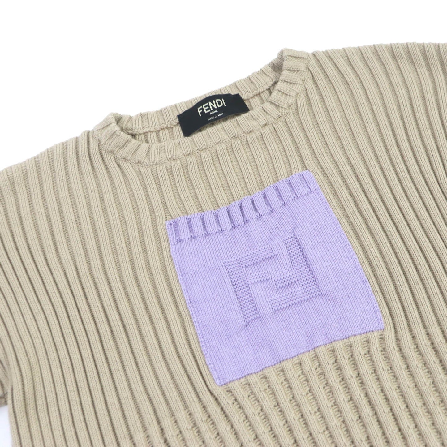 FENDI sweater FZX016 cotton beige 48