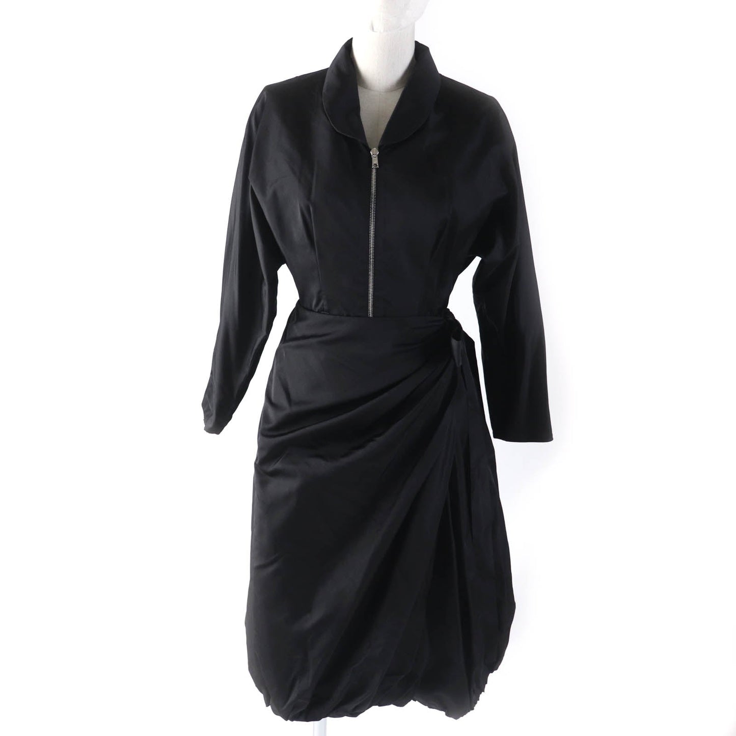 PRADA one piece P3C98 silk black 38