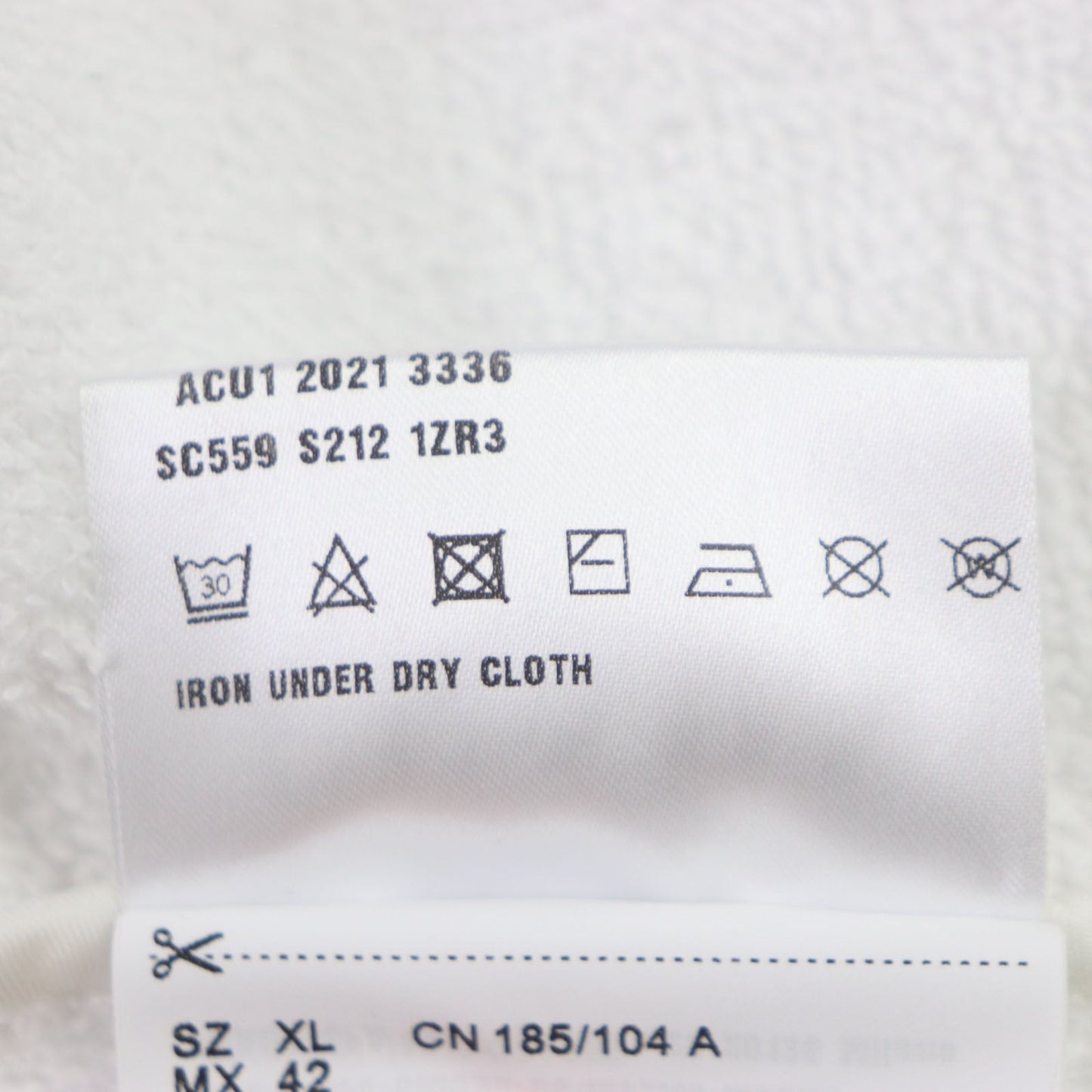 PRADA Short sleeve shirt SC559 cotton White black XL