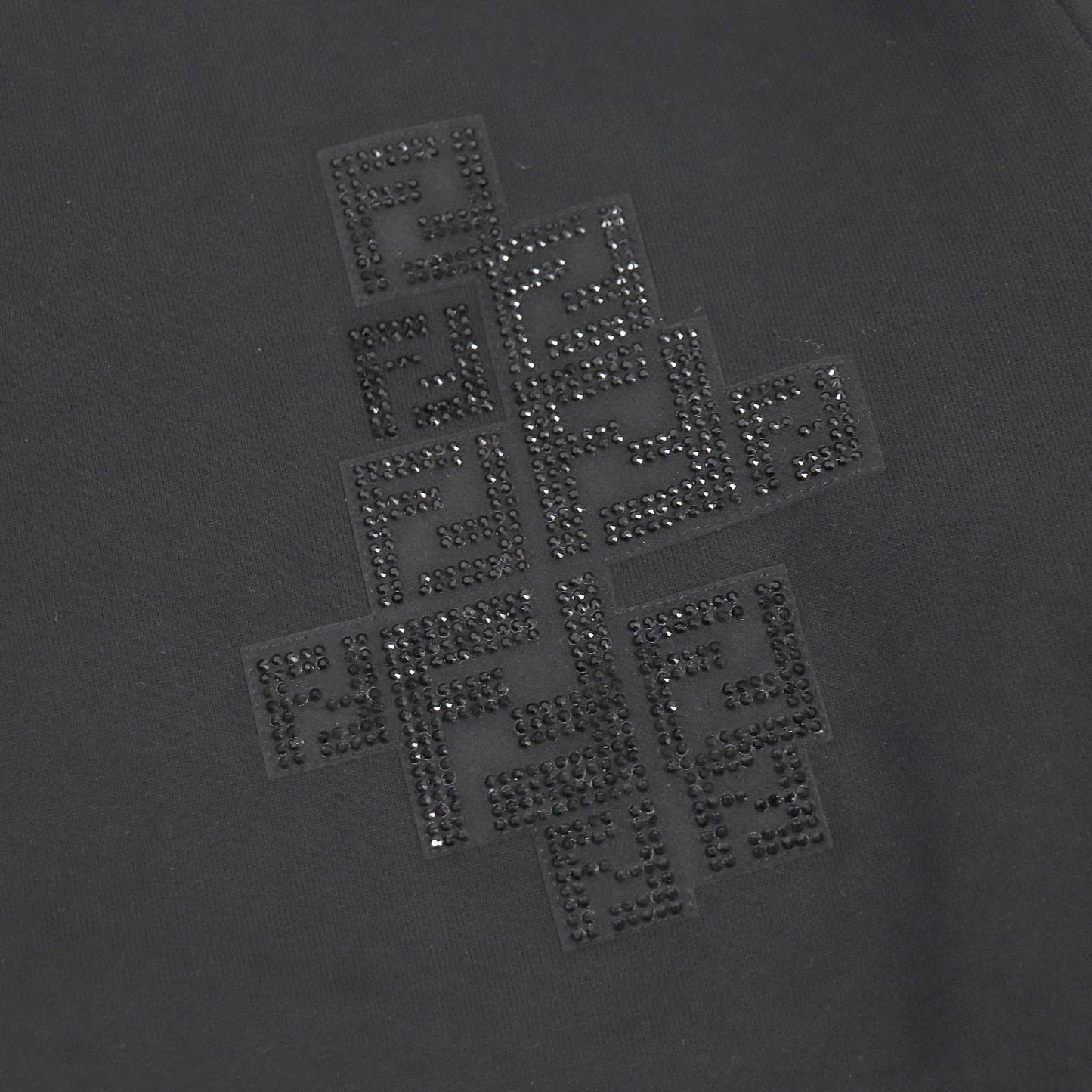 FENDI sweat FY0178 cotton black XL