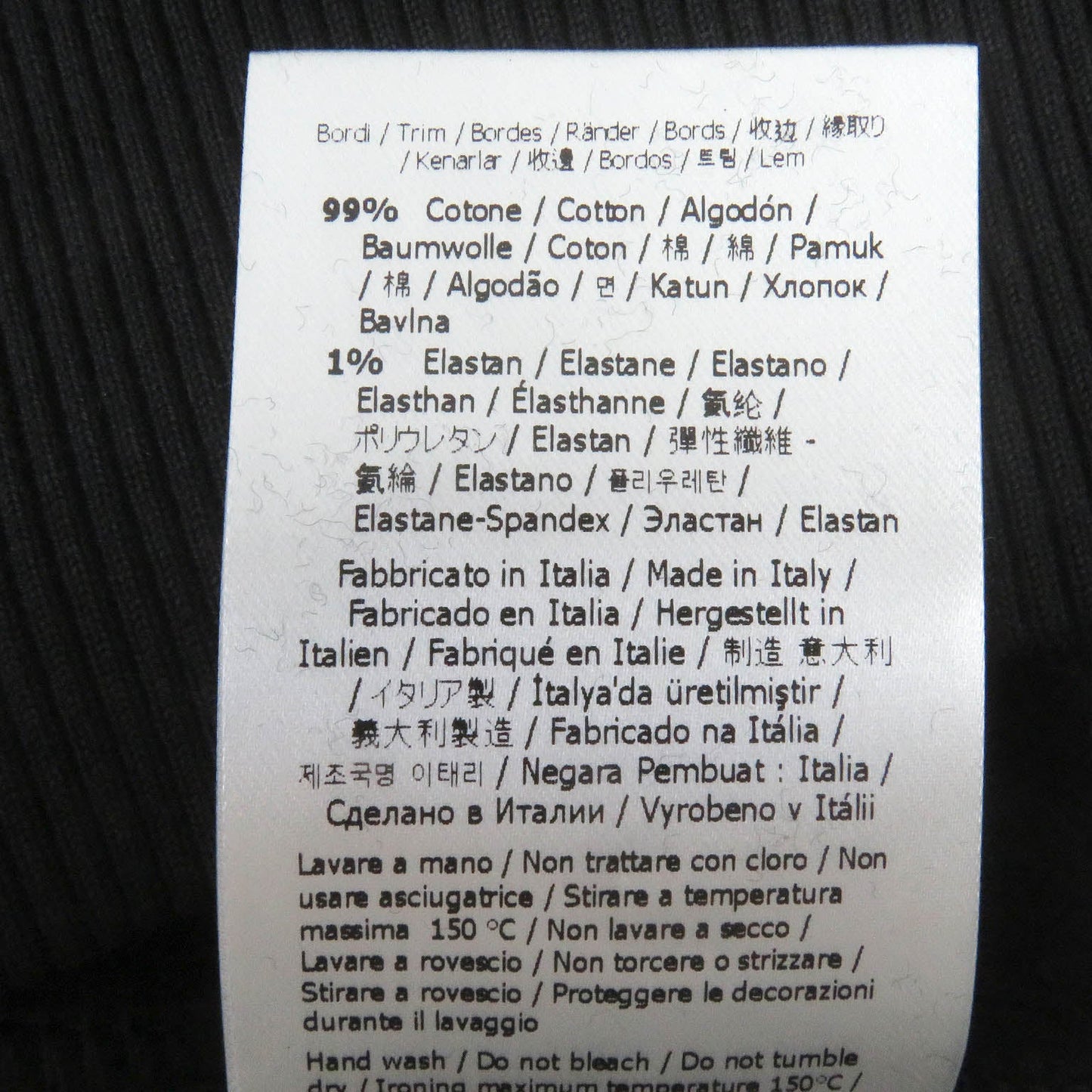 FENDI sweat FY0178 cotton black XL