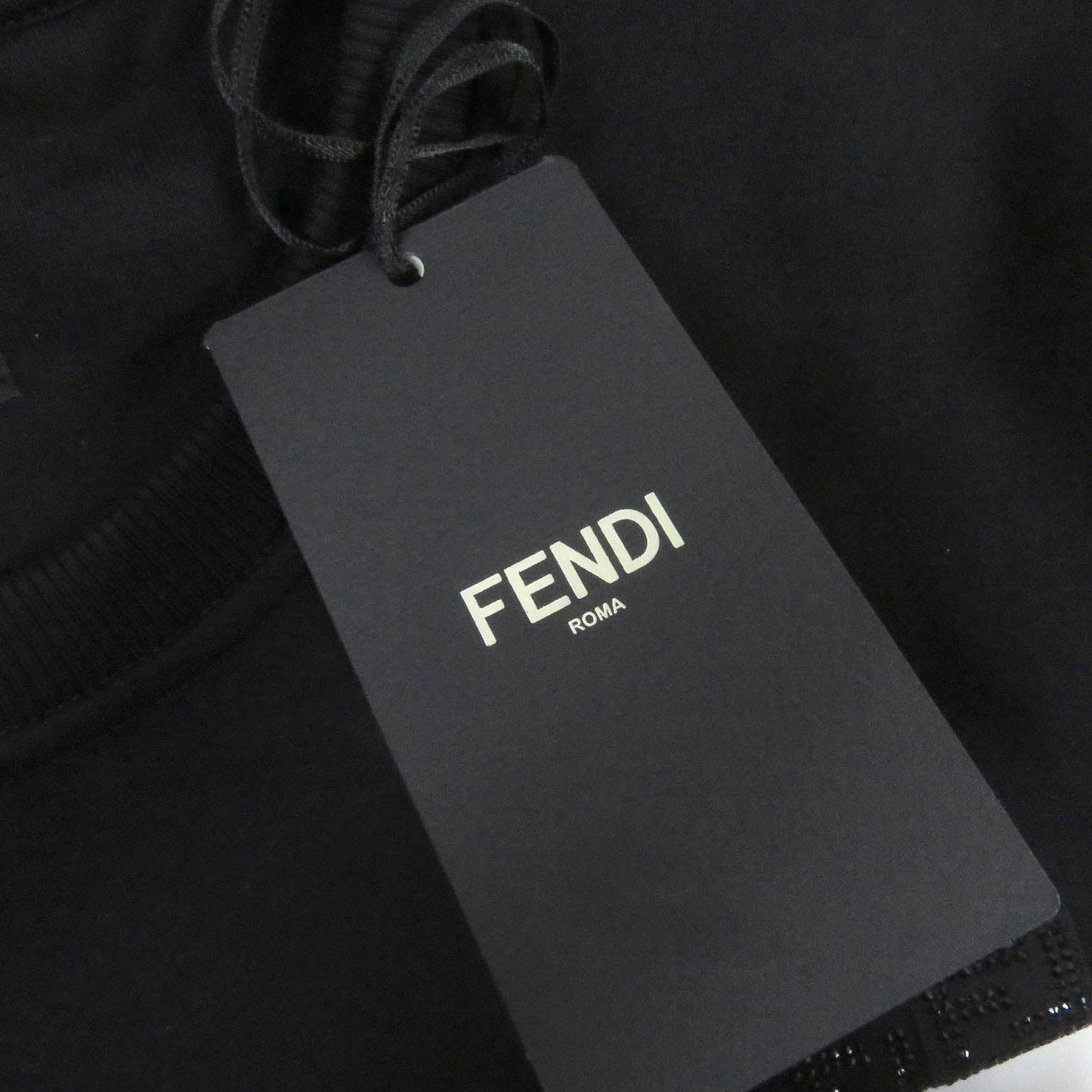 FENDI sweat FY0178 cotton black XL