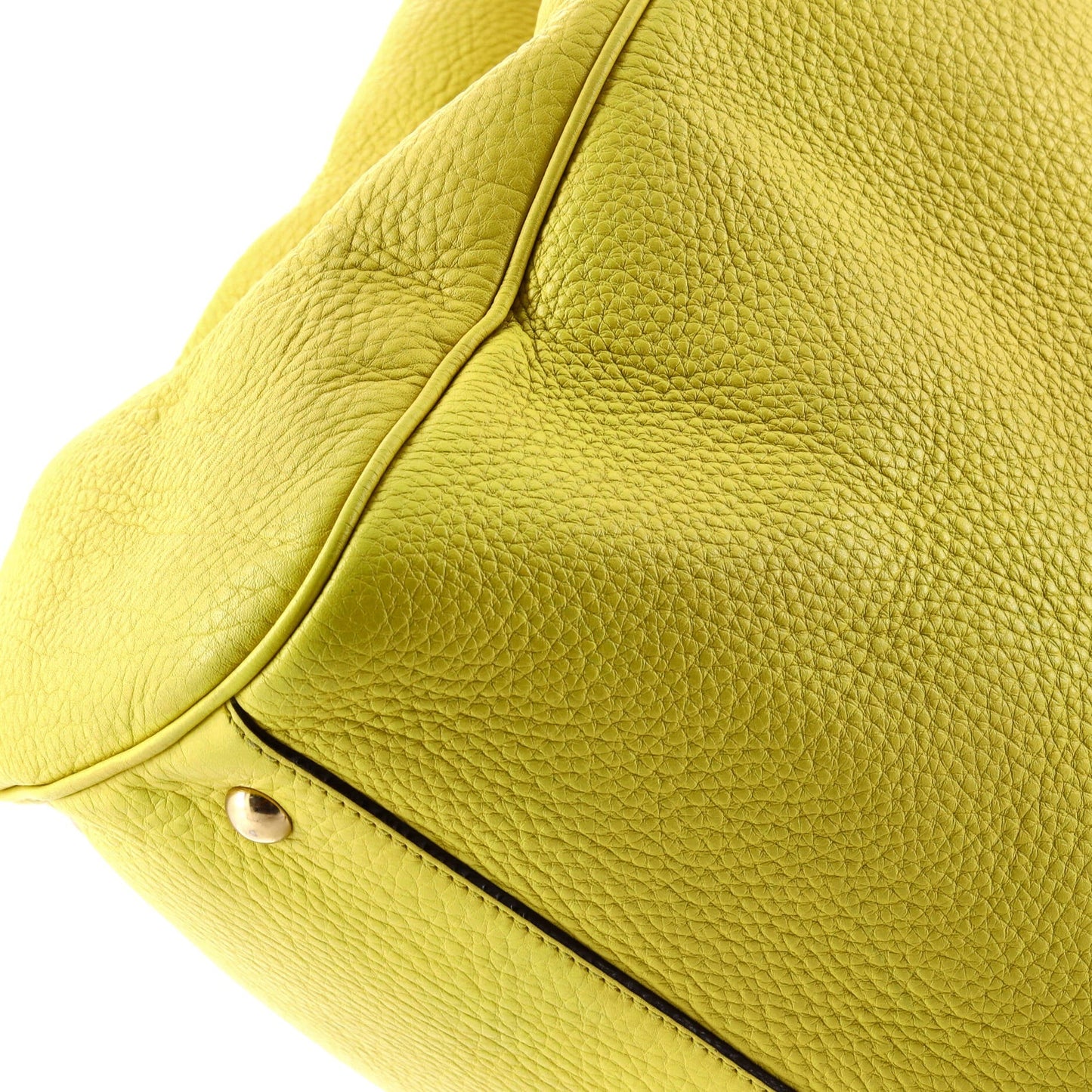 Bamboo Shopper Tote Leather Large