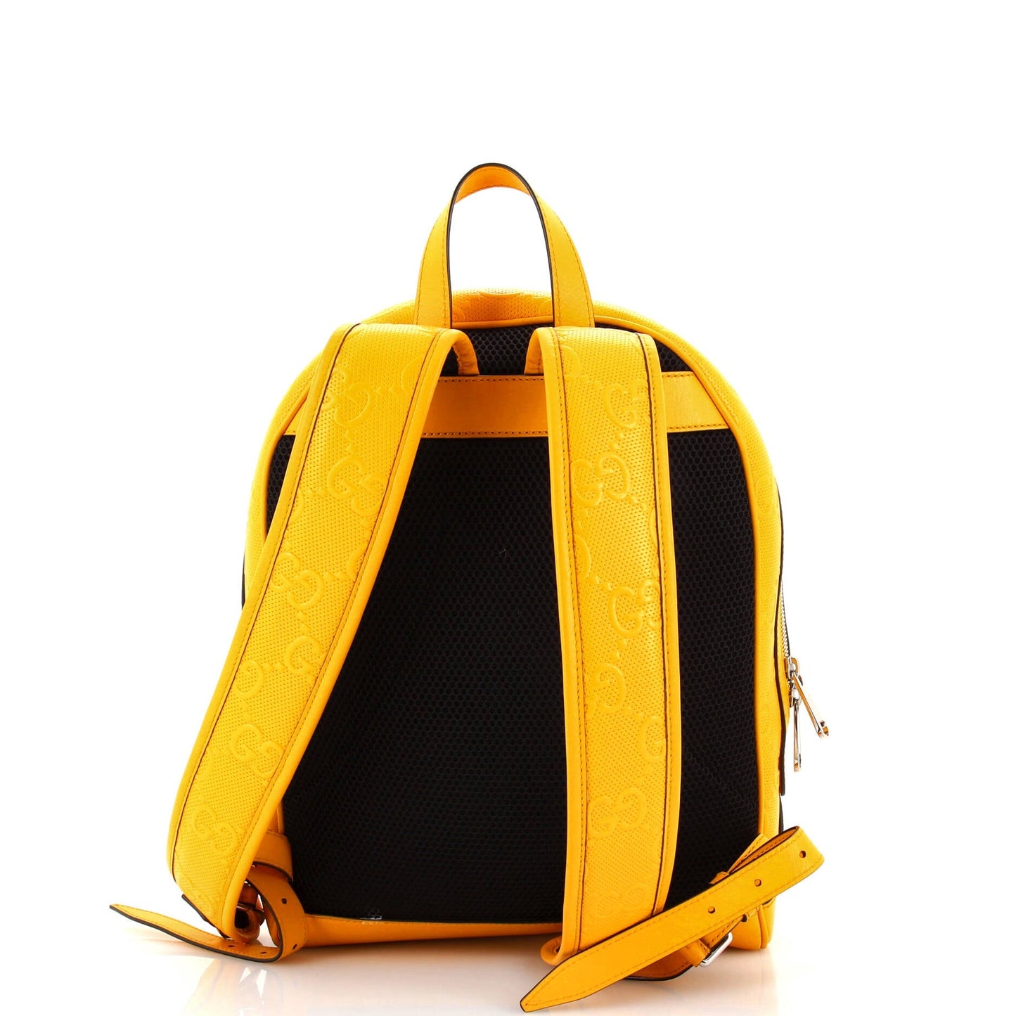 Pocket Backpack GG Embossed Perforated Leather Large