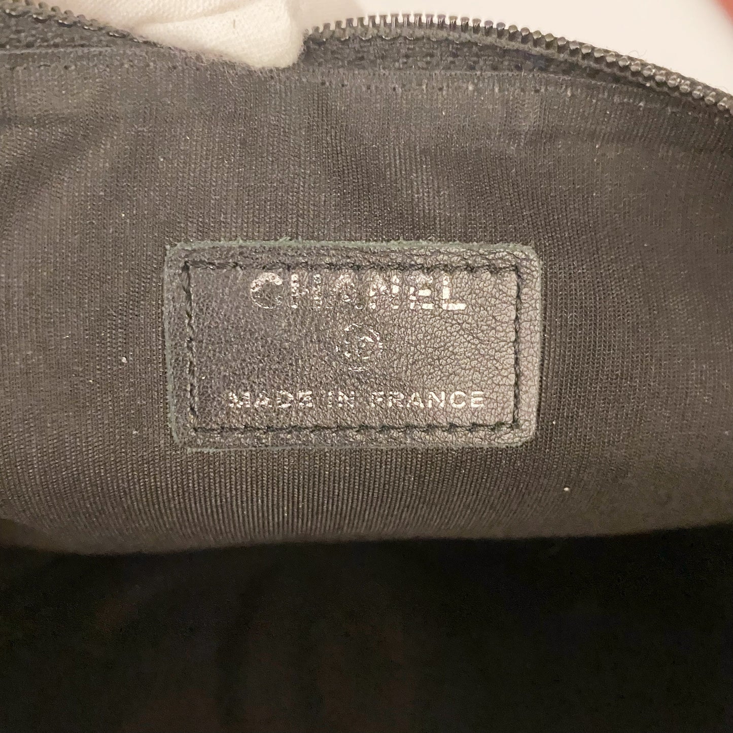 Chanel Black Leather Clutch