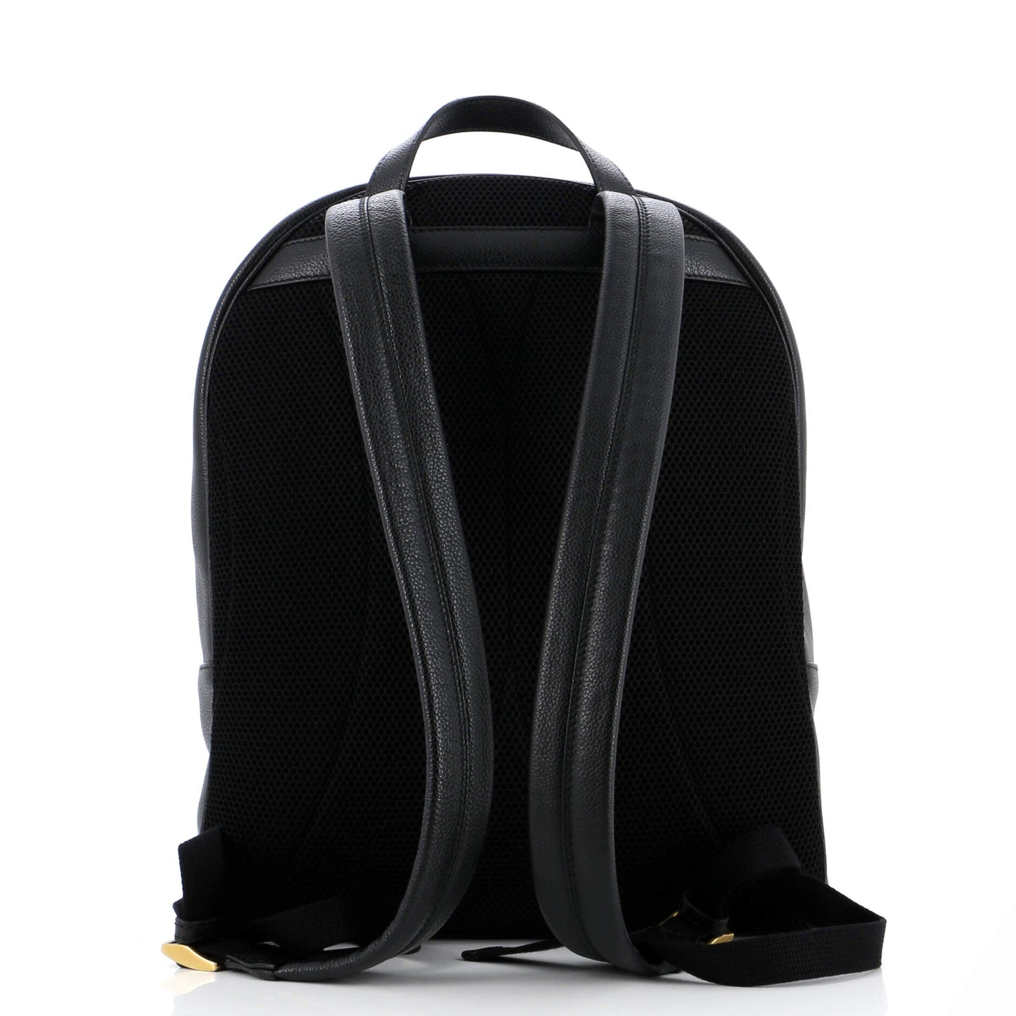 Logo Front Pocket Backpack Printed Leather