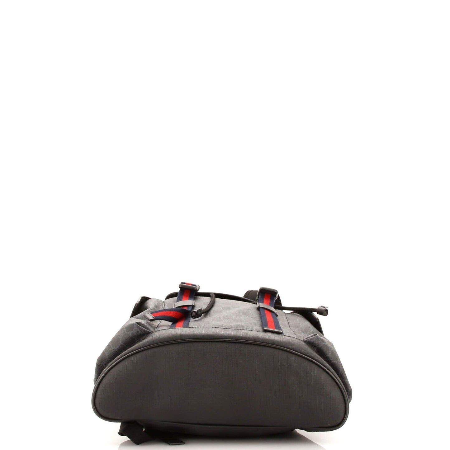 Double Pocket Buckle Backpack GG Coated Canvas Large