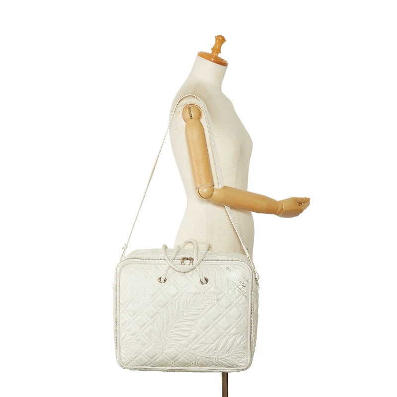 Balenciaga Leather Blanket Square 2WAY Bag