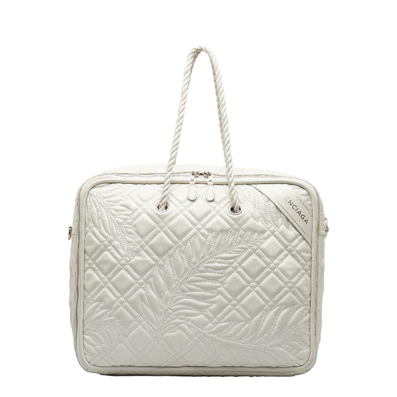 Balenciaga Leather Blanket Square 2WAY Bag