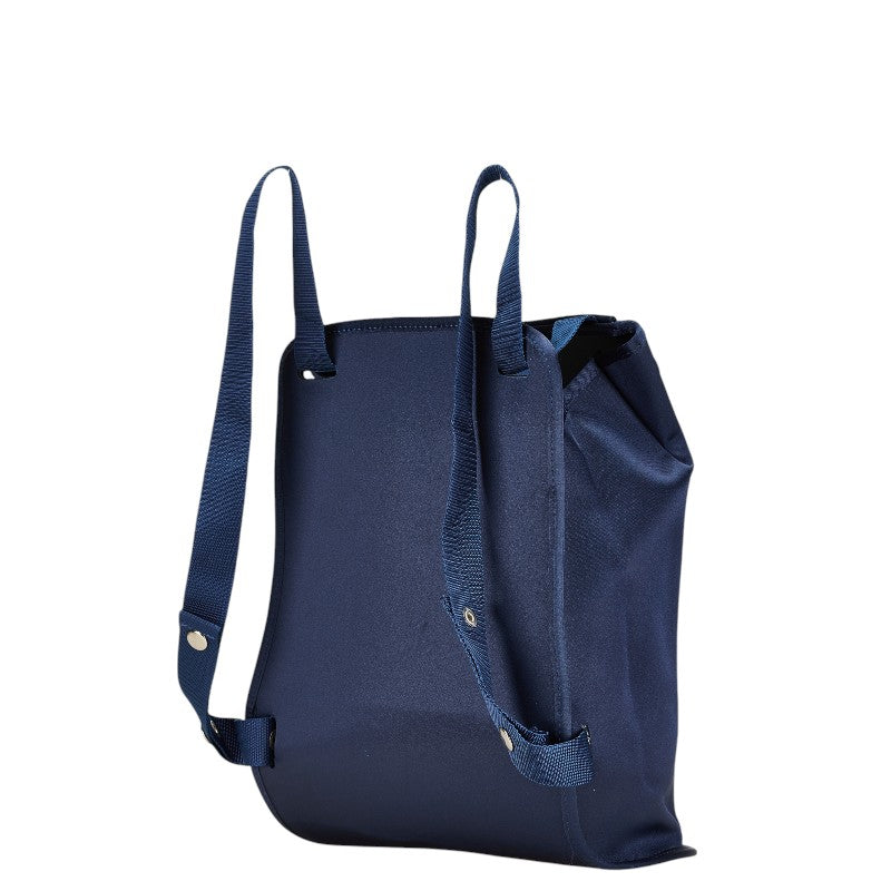 Hermes Nylon Sherpa Backpack Navy Green