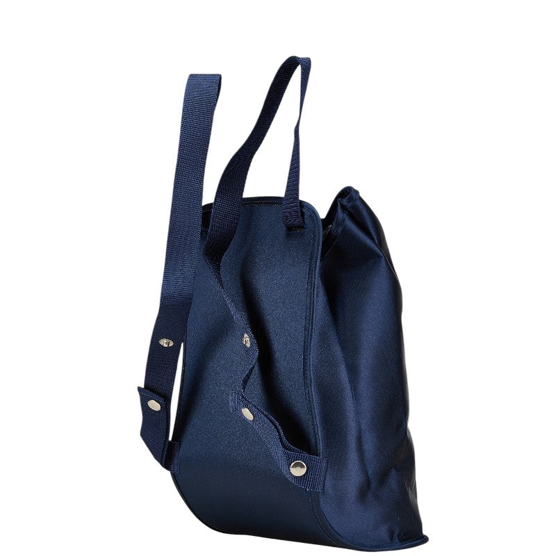 Hermes Nylon Backpack Blue Green