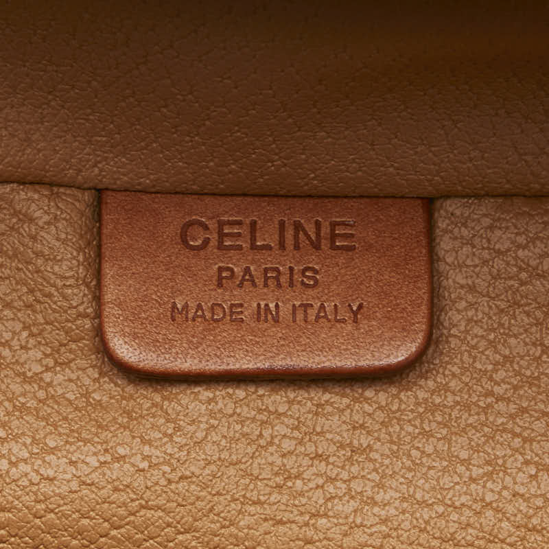 Celine Macadam PVC Leather Vanity Bag
