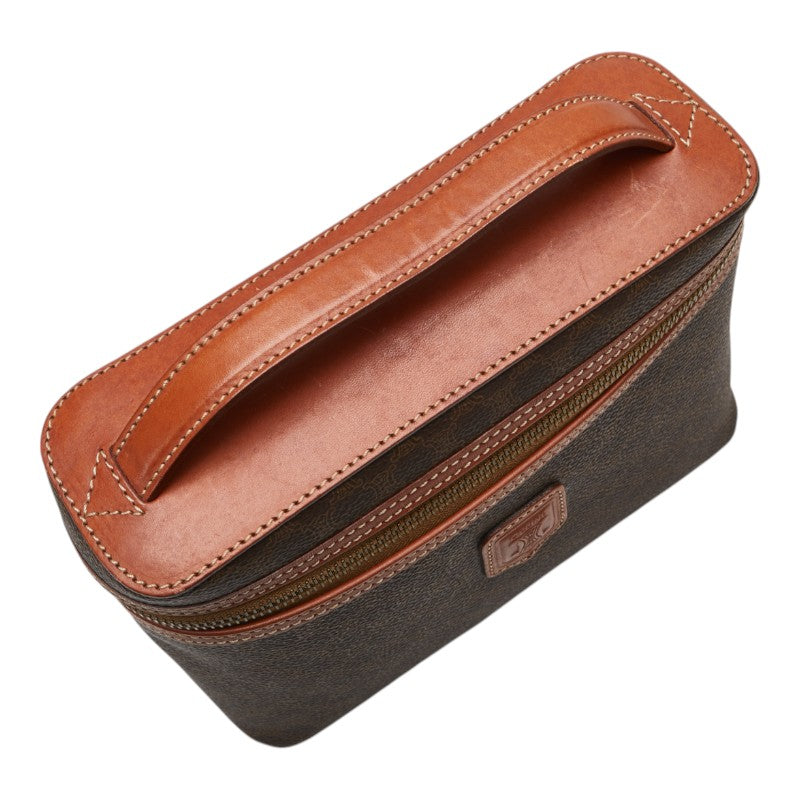 Celine Macadam PVC Leather Vanity Bag