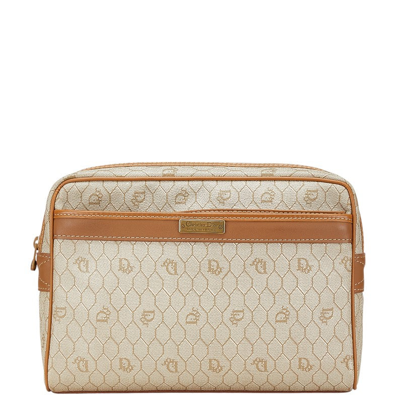 Dior Honeycomb PVC Leather Clutch Bag