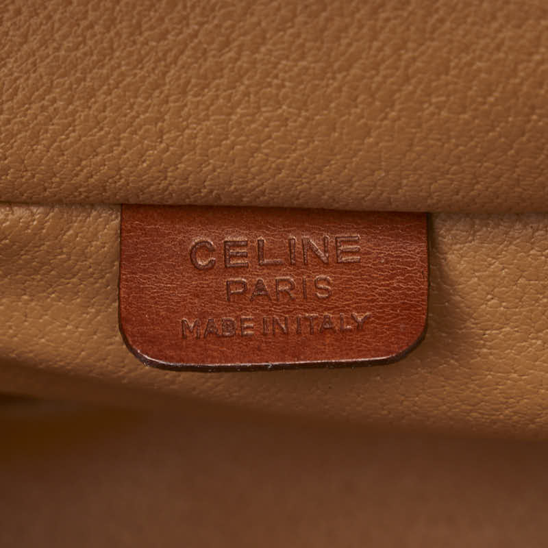 Celine Macadam PVC Leather Vanity Bag