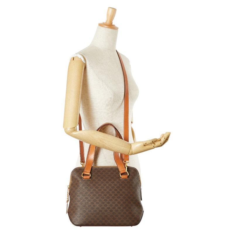Celine Macadam PVC Leather 2way Handbag