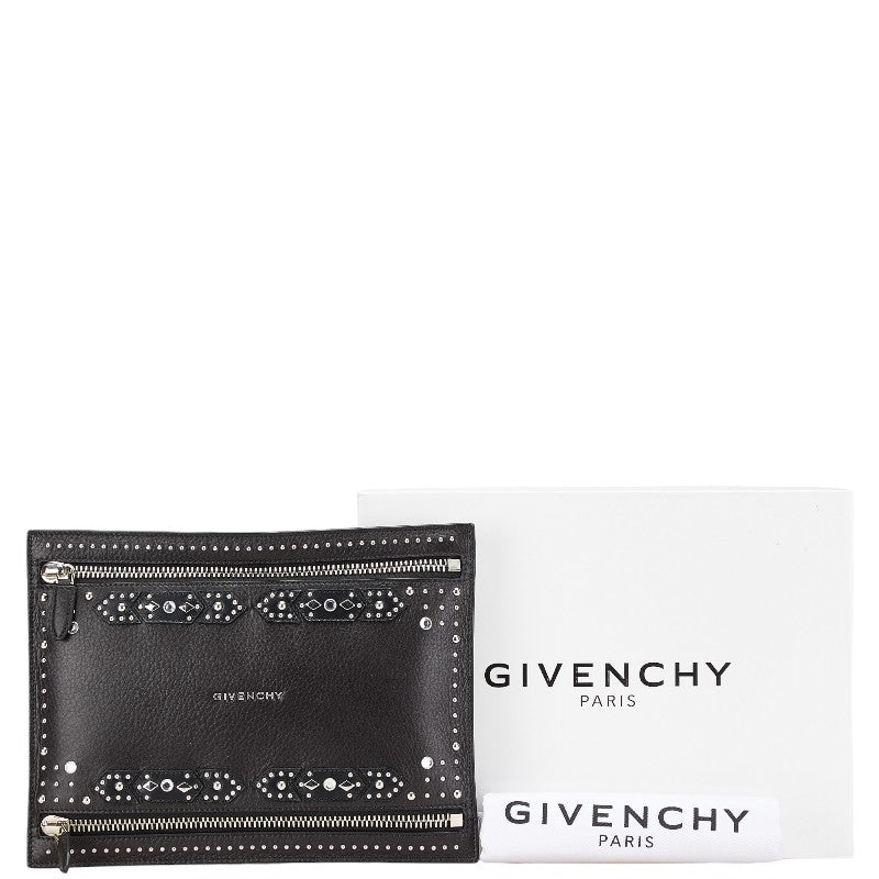 Givenchy Leather Pandora Studs Bijou Clutch Bag