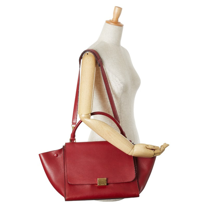Celine Leather Trapeze 2way Bag