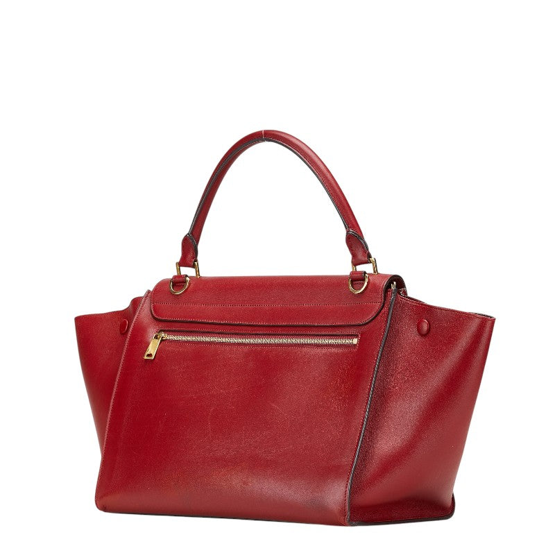 Celine Leather Trapeze 2way Bag