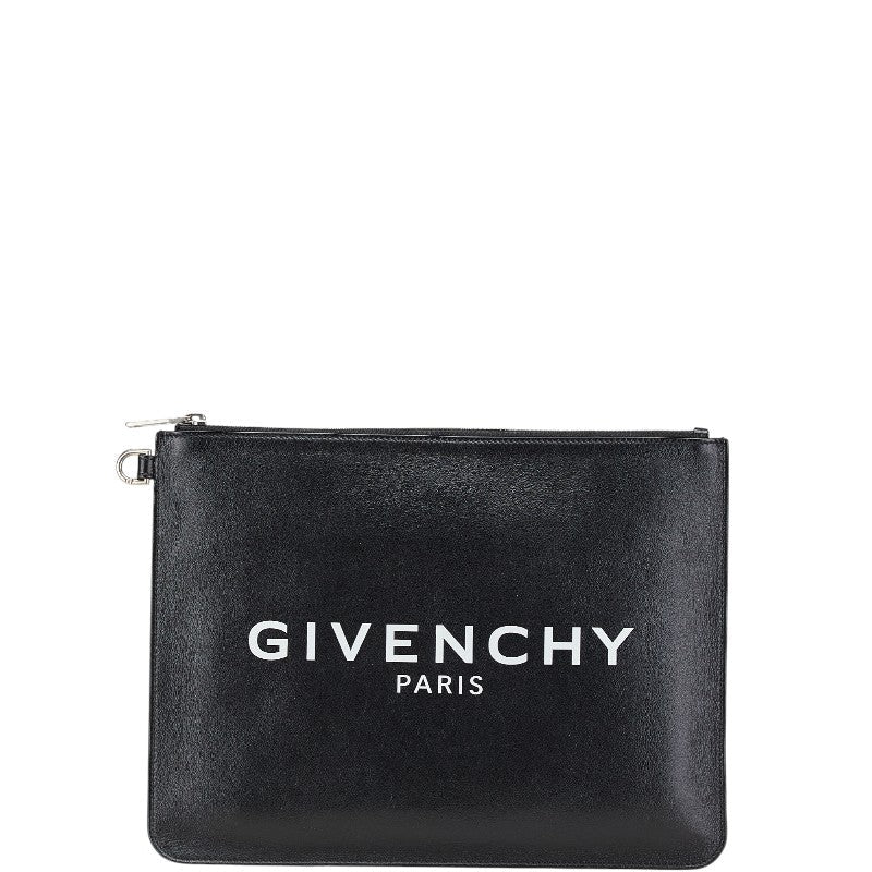 Givenchy Leather Logo Clutch Bag