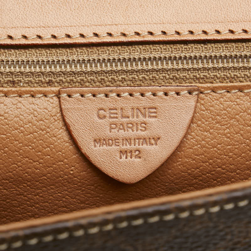 Celine Macadam PVC Leather Clutch Bag