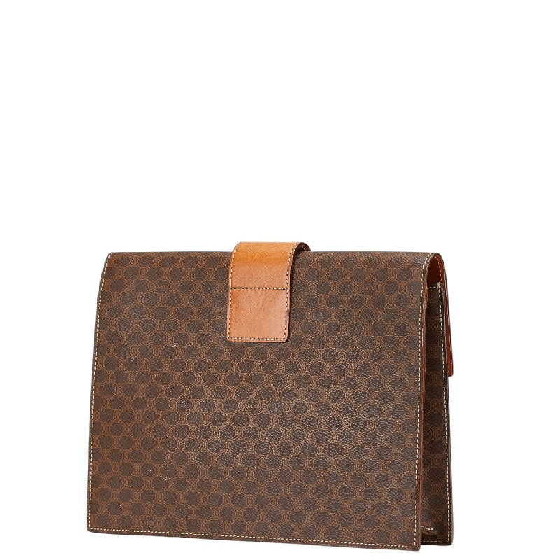 Celine Macadam PVC Leather Clutch Bag