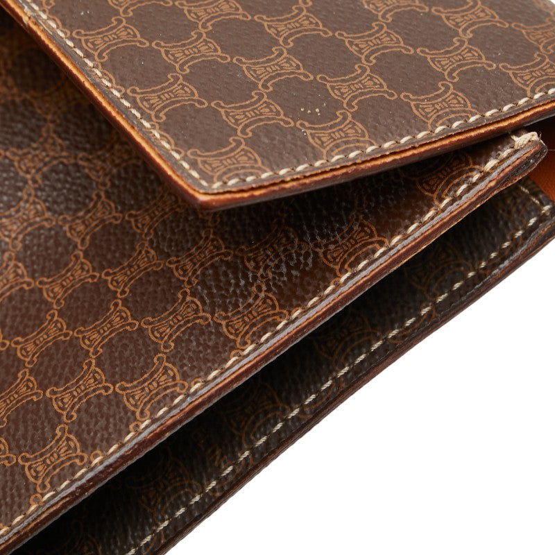 Celine Macadam PVC Leather Clutch Bag