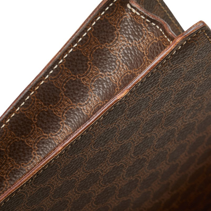 Celine Macadam PVC Leather Clutch Bag