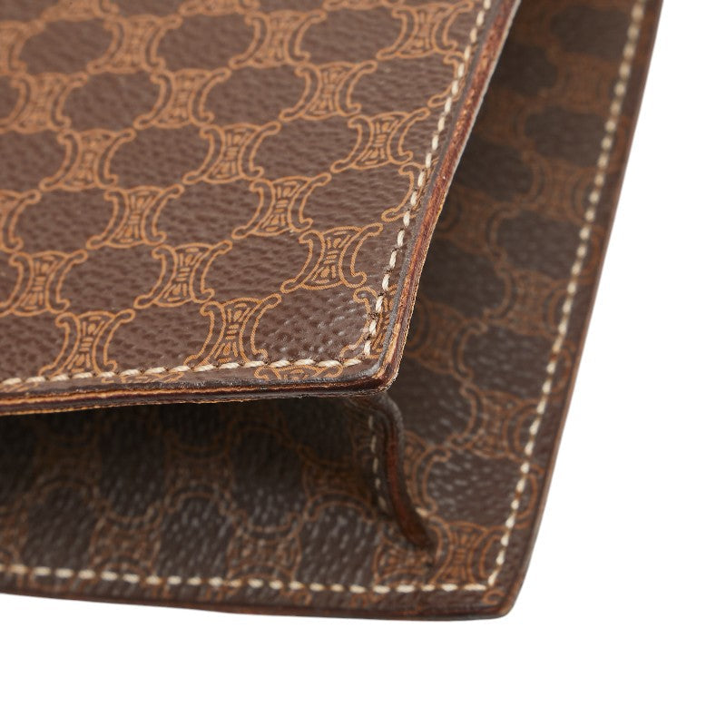 Celine Macadam PVC Leather Clutch Bag