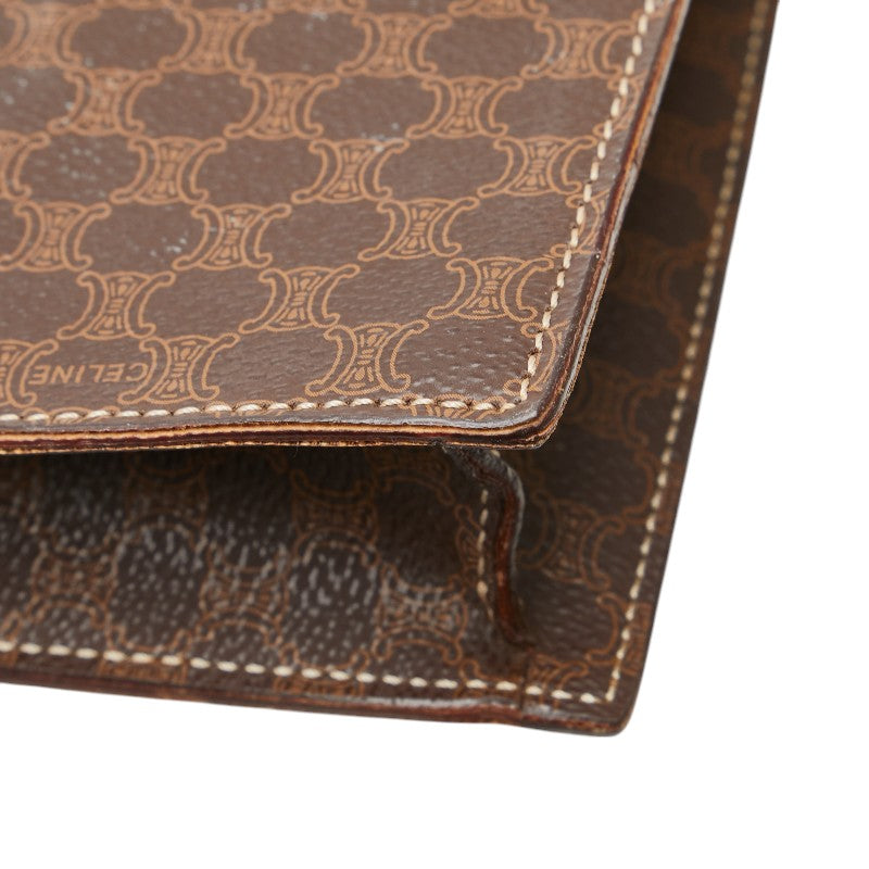 Celine Macadam PVC Leather Clutch Bag