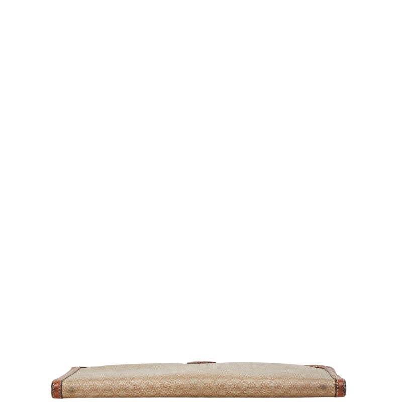Celine Macadam PVC Leather Clutch Bag